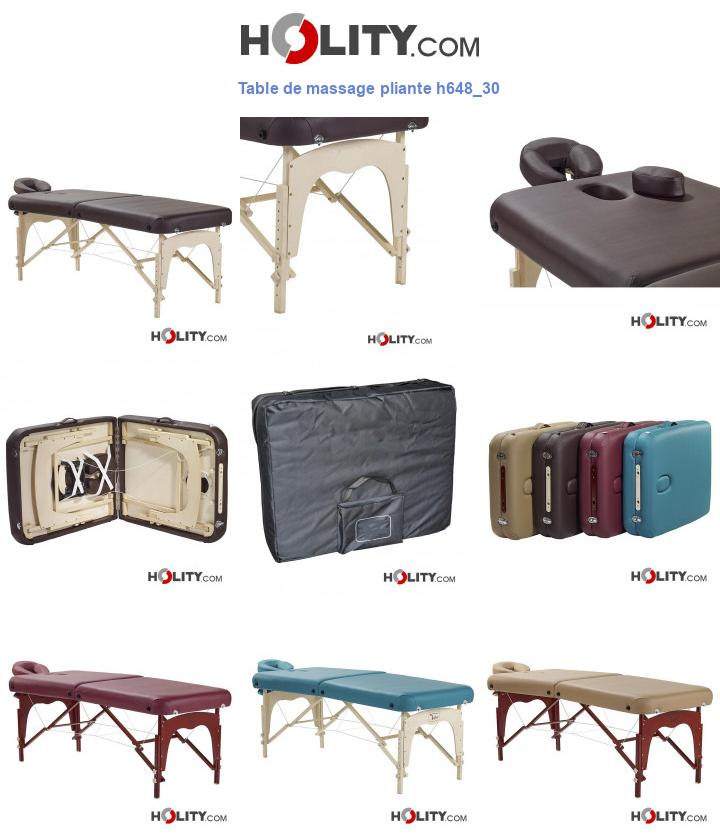 Table de massage pliante h648_30