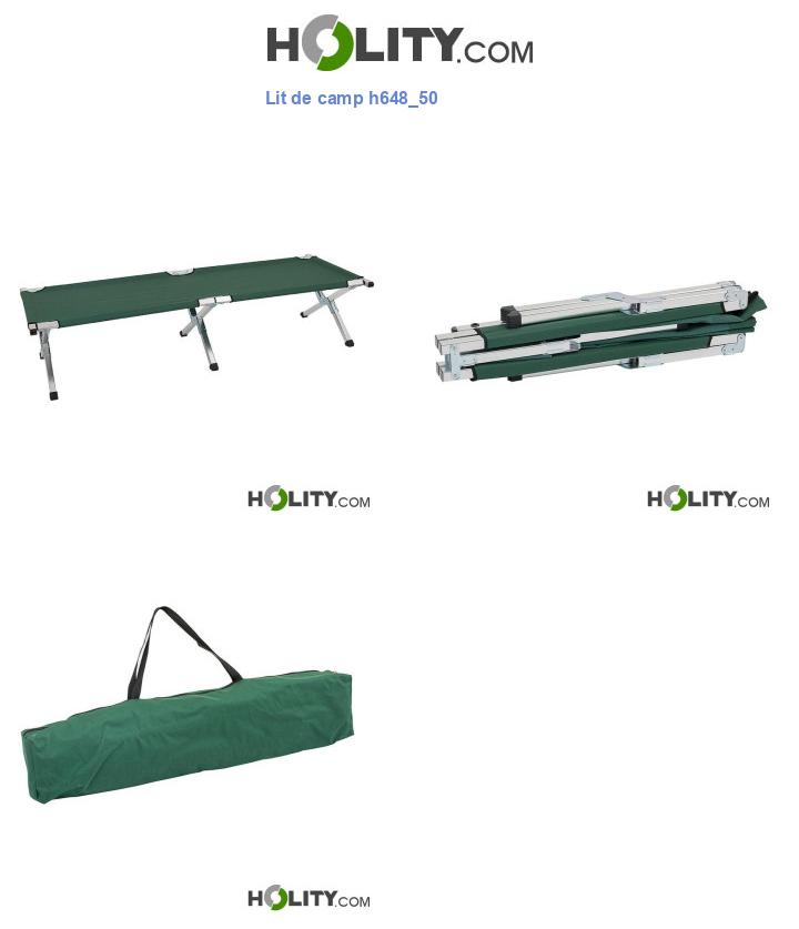 Lit de camp h648_50