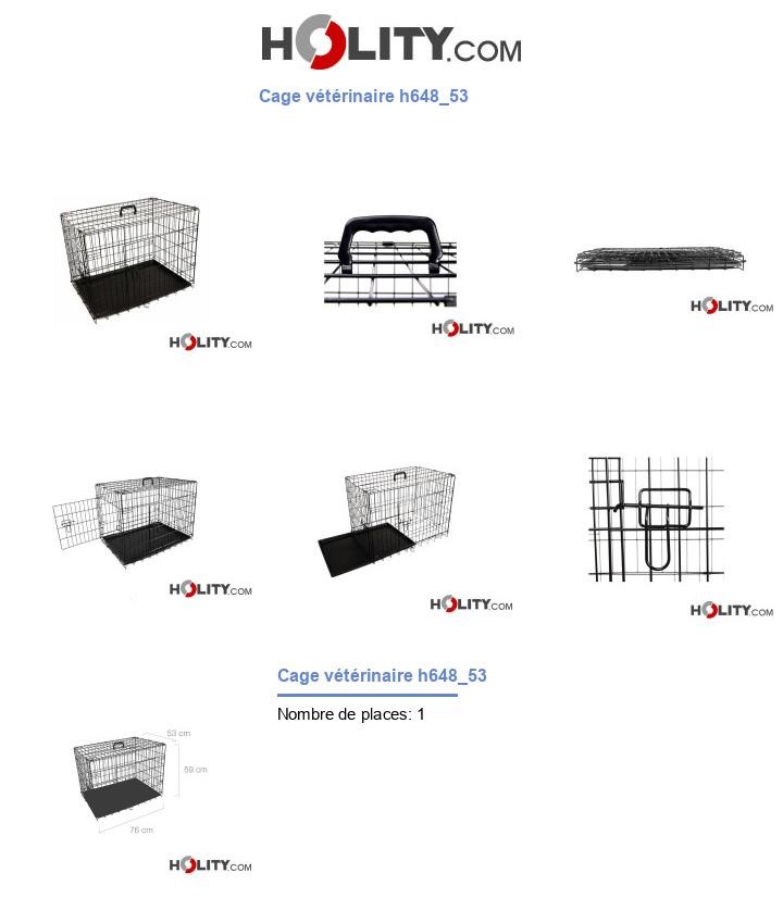 Cage vétérinaire h648_53
