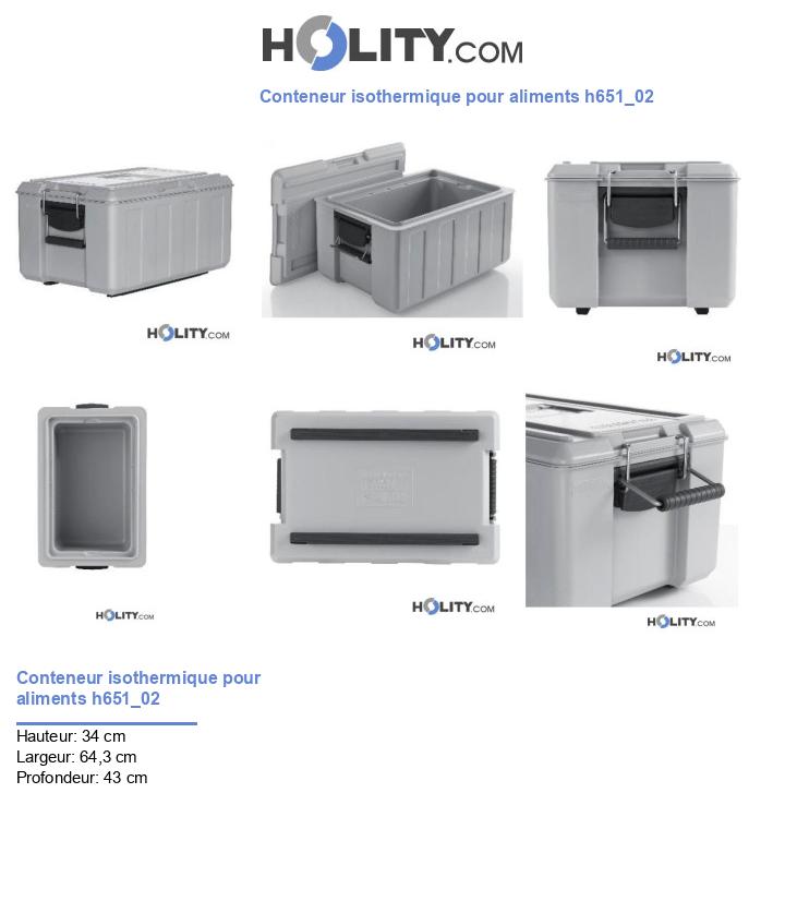 Conteneur isothermique pour aliments h651_02