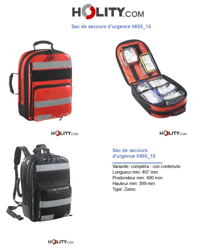 Sac de secours d'urgence h655_15