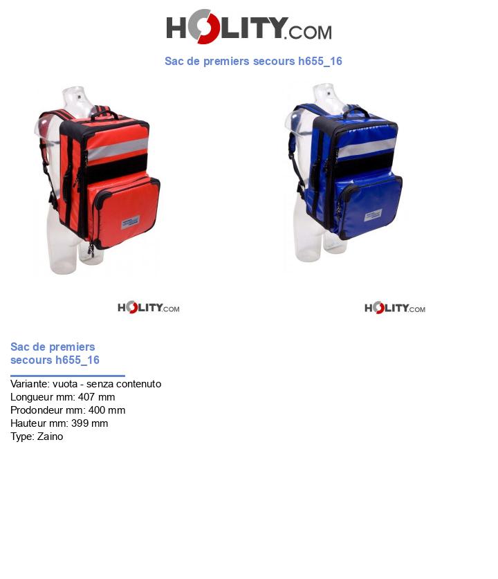 Sac de premiers secours h655_16