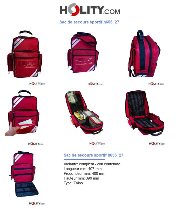 Sac de secours sportif h655_27