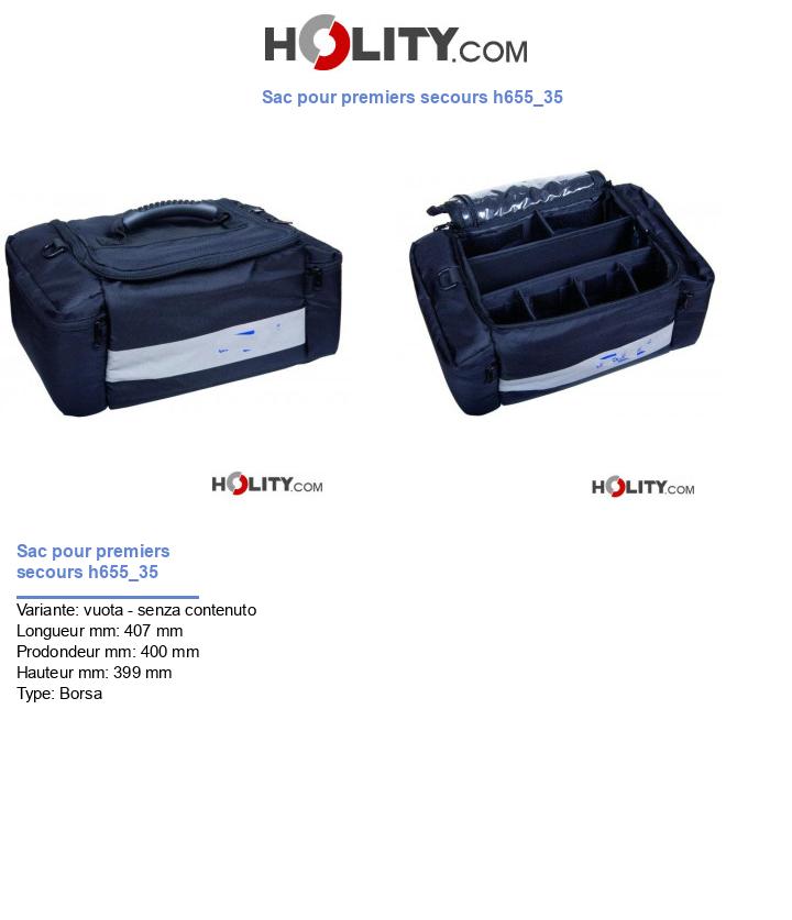 Sac pour premiers secours h655_35