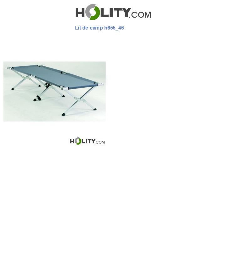 Lit de camp h655_46