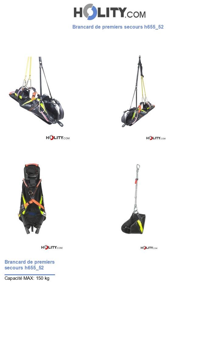 Brancard de premiers secours h655_52