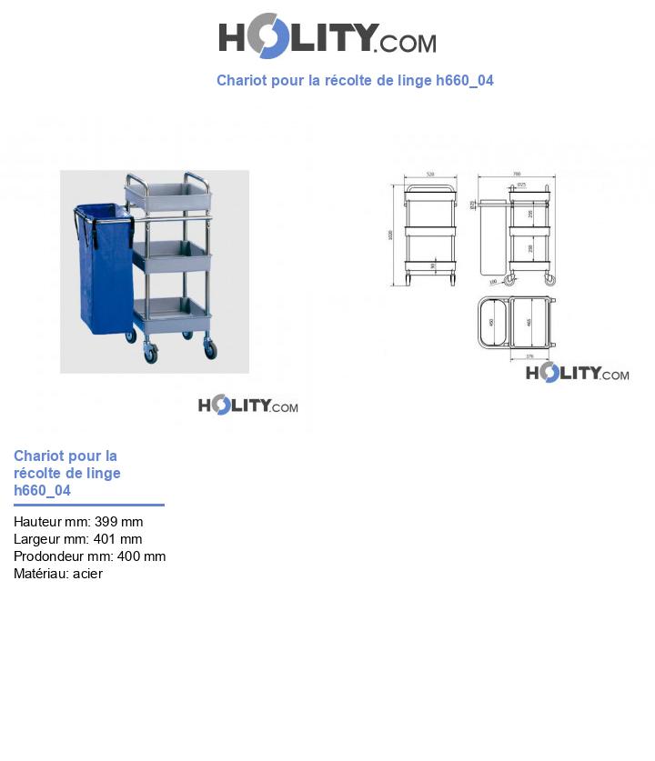 Chariot pour la récolte de linge h660_04