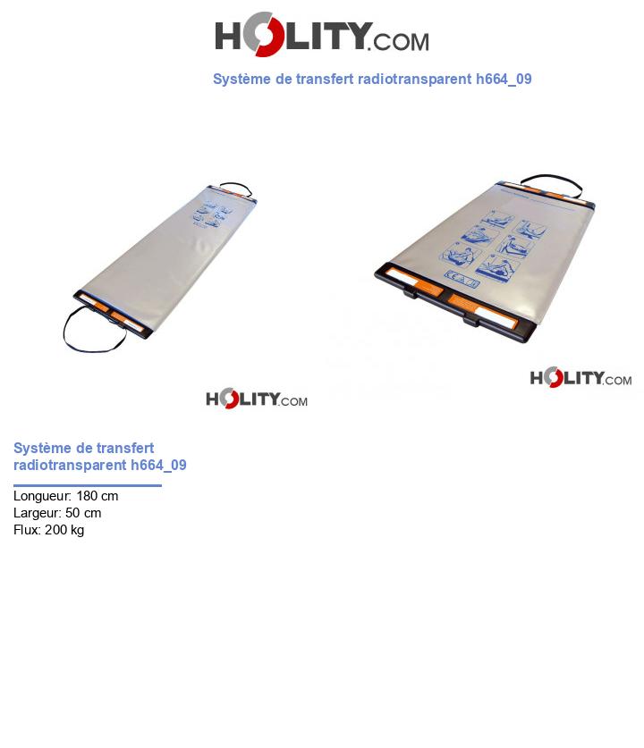 Système de transfert radiotransparent h664_09
