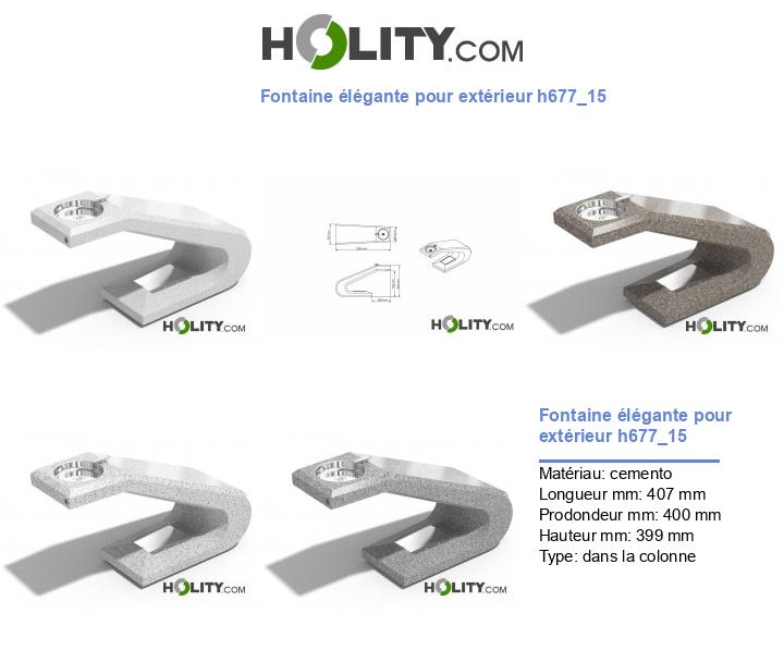 Fontaine élégante pour extérieur h677_15