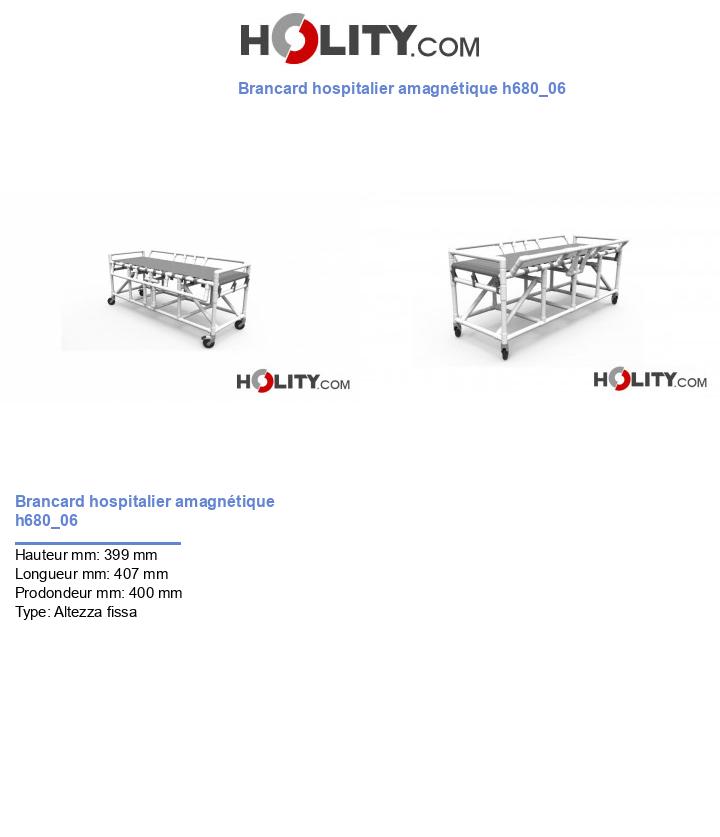 Brancard hospitalier amagnétique h680_06