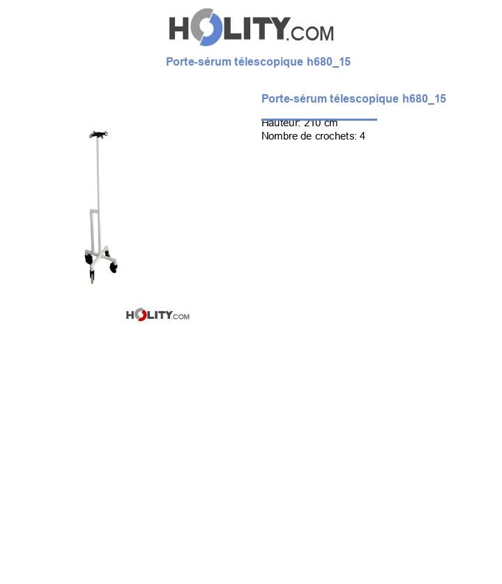 Porte-sérum télescopique h680_15