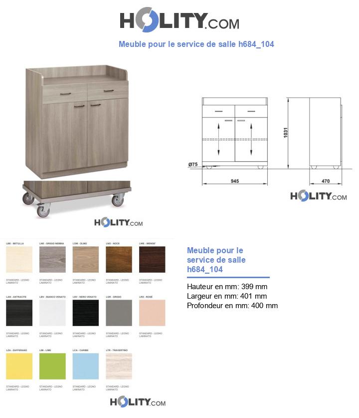 Meuble pour le service de salle h684_104