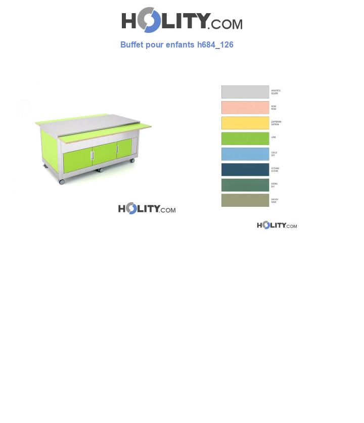 Buffet pour enfants h684_126