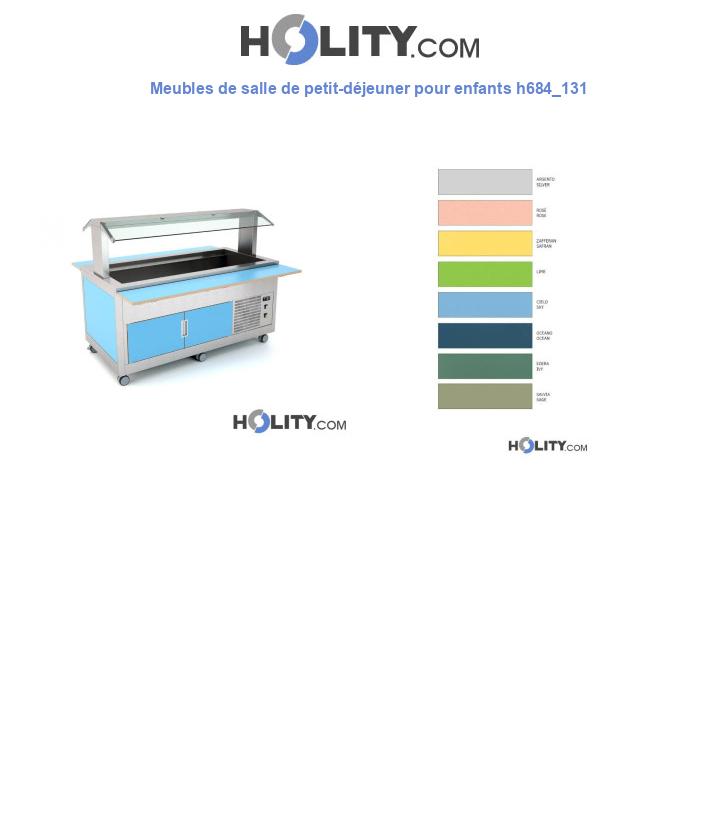 Meubles de salle de petit-déjeuner pour enfants h684_131
