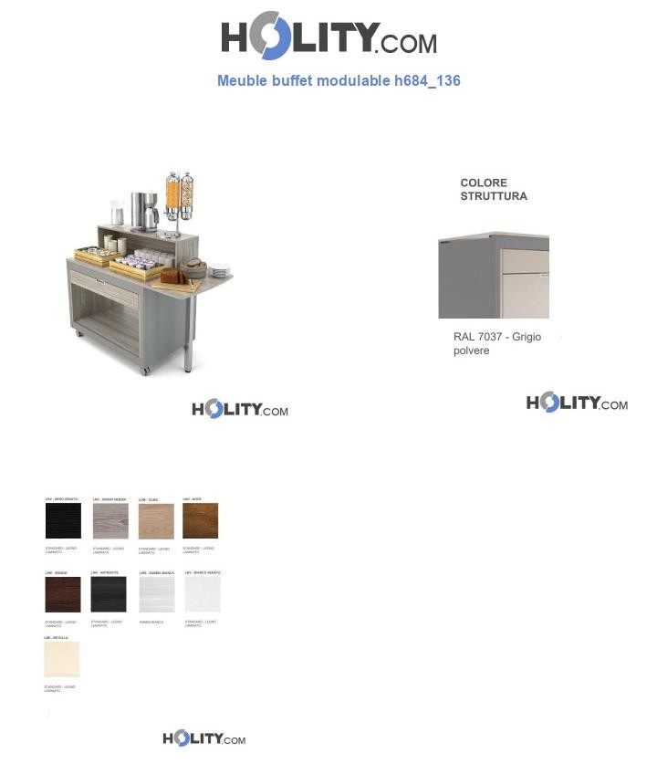 Meuble buffet modulable h684_136