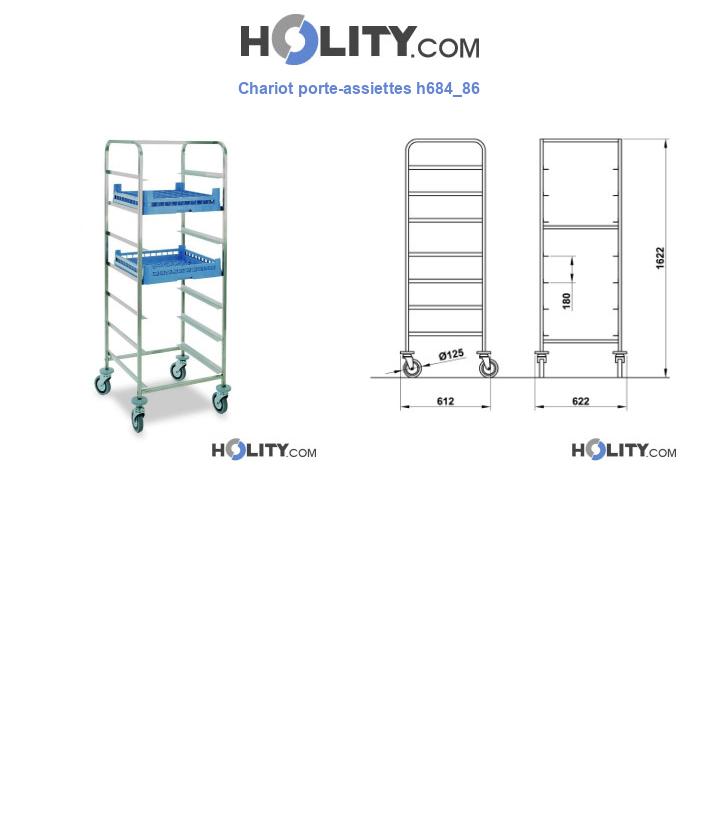 Chariot porte-assiettes h684_86