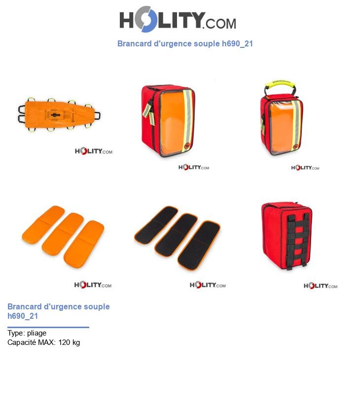 Brancard d'urgence souple h690_21