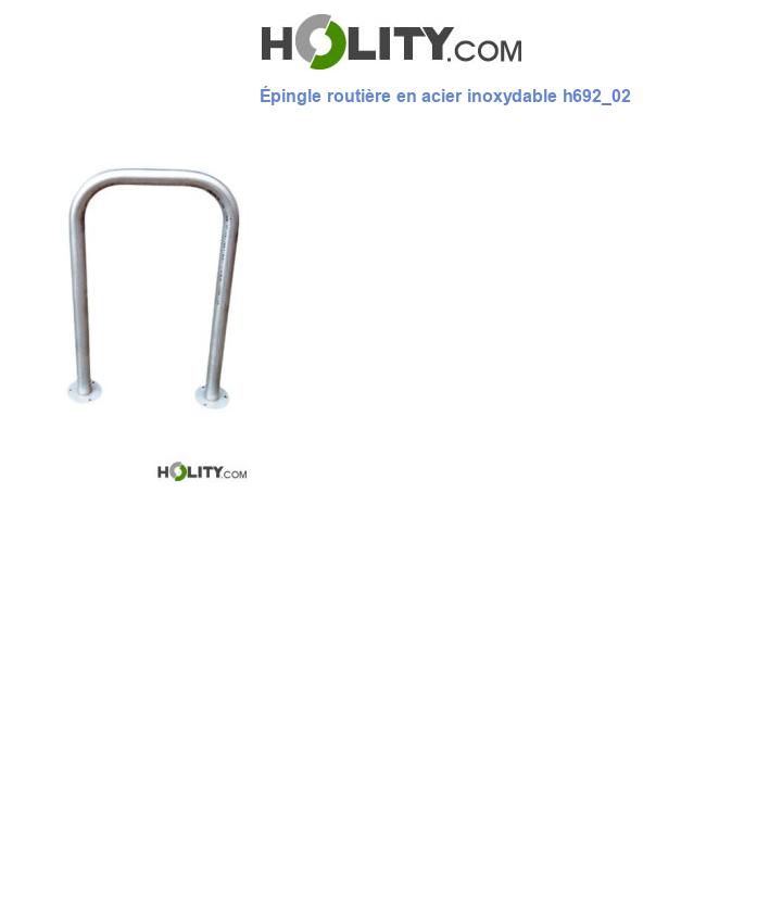 Épingle routière en acier inoxydable h692_02