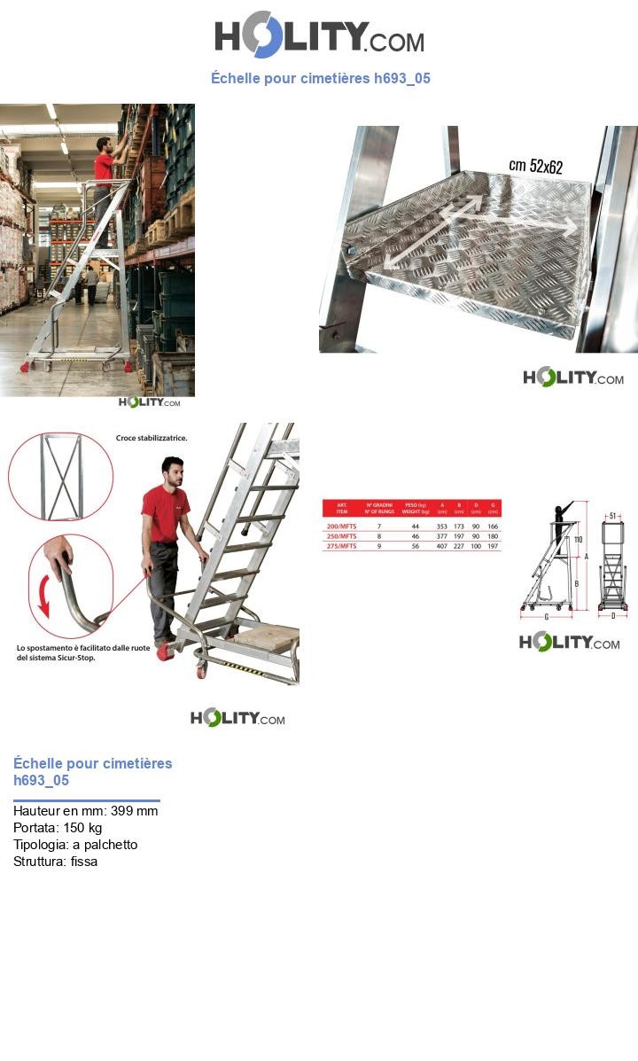 Échelle pour cimetières h693_05