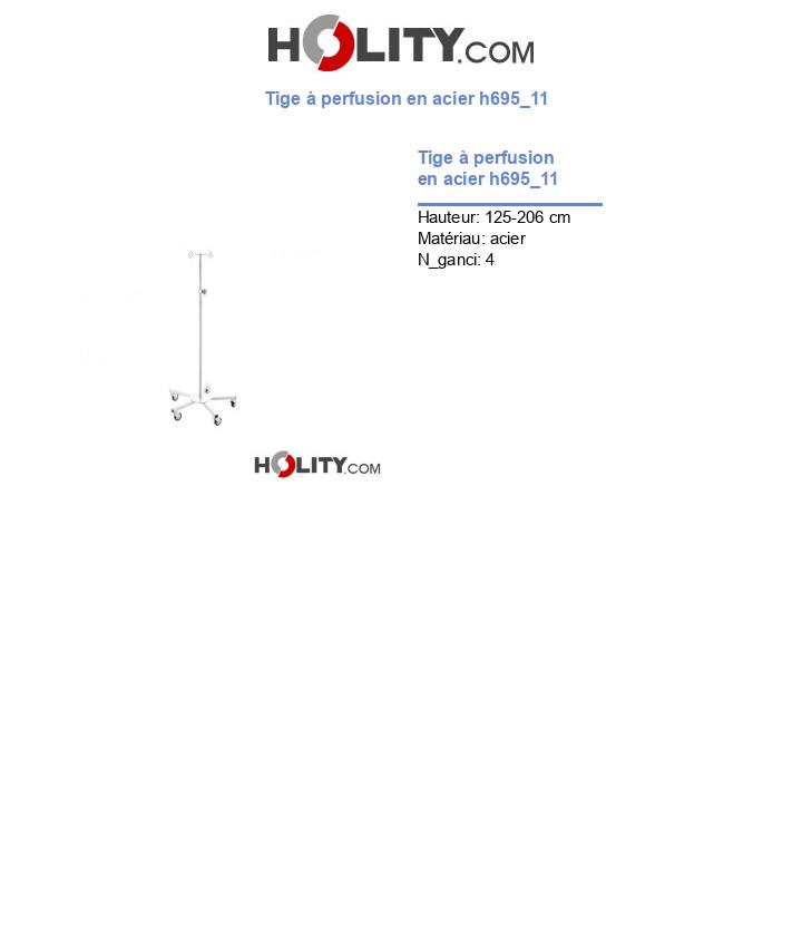 Tige à perfusion en acier h695_11