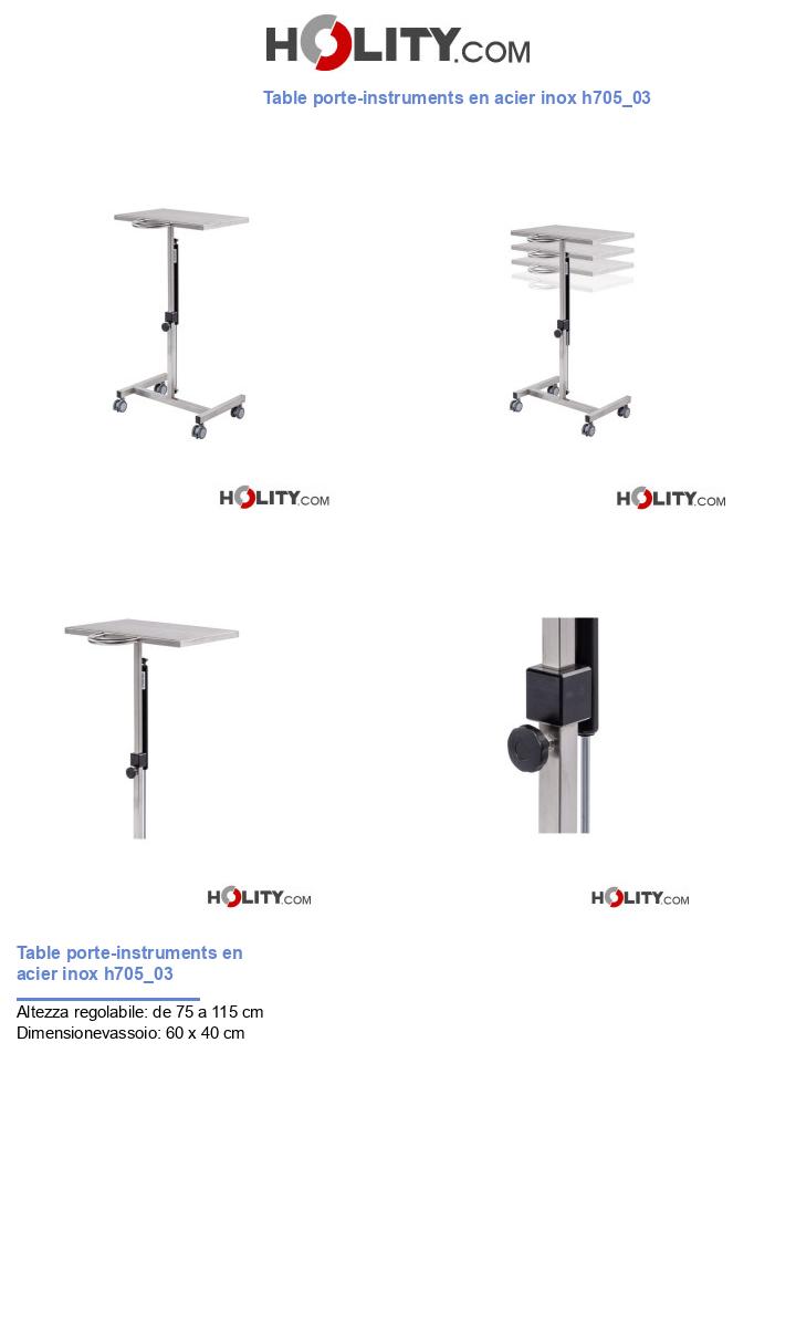 Table porte-instruments en acier inox h705_03
