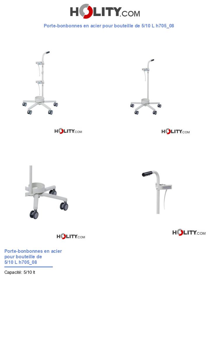 Porte-bonbonnes en acier pour bouteille de 5/10 L h705_08