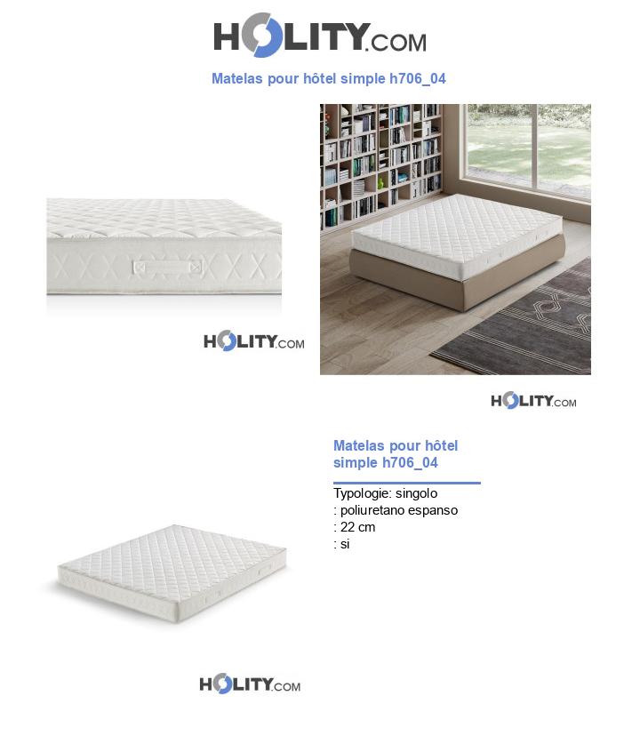 Matelas pour hôtel simple h706_04