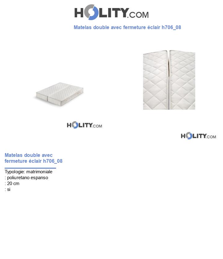 Matelas double avec fermeture éclair h706_08