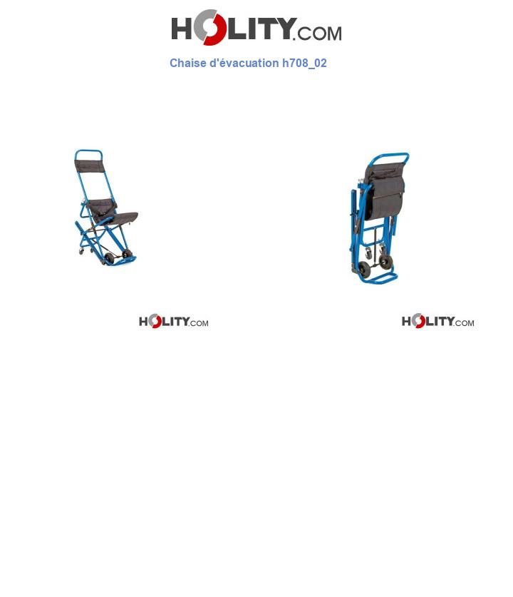 Chaise d'évacuation h708_02