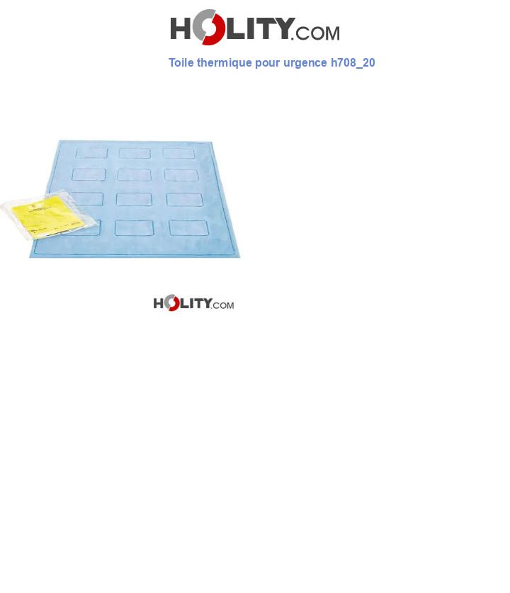 Toile thermique pour urgence h708_20