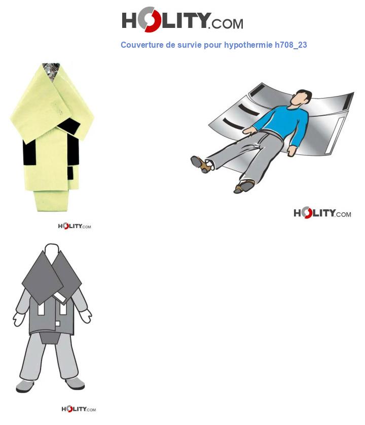 Couverture de survie pour hypothermie h708_23