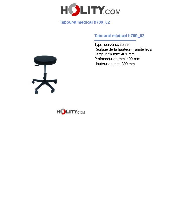 Tabouret médical h709_02