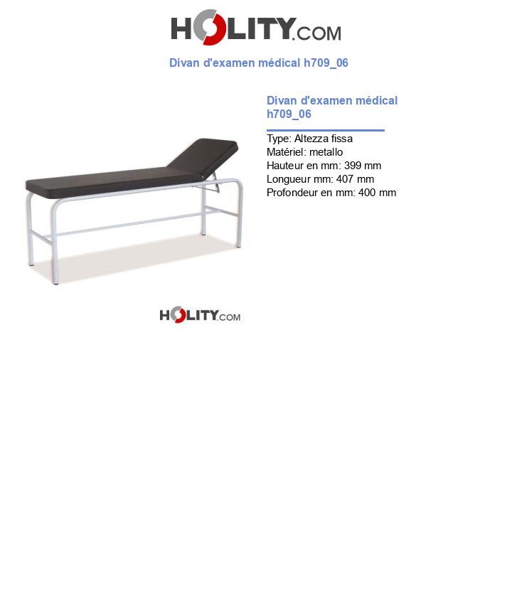 Divan d'examen médical h709_06