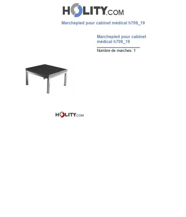 Marchepied pour cabinet médical h709_19