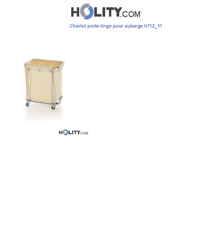Chariot porte-linge pour auberge h712_11