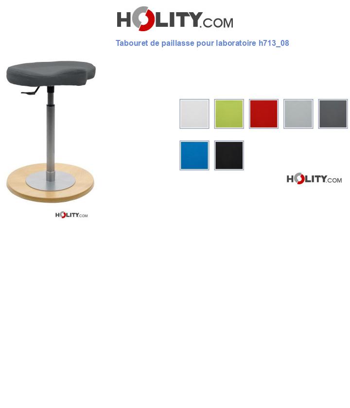 Tabouret de paillasse pour laboratoire h713_08