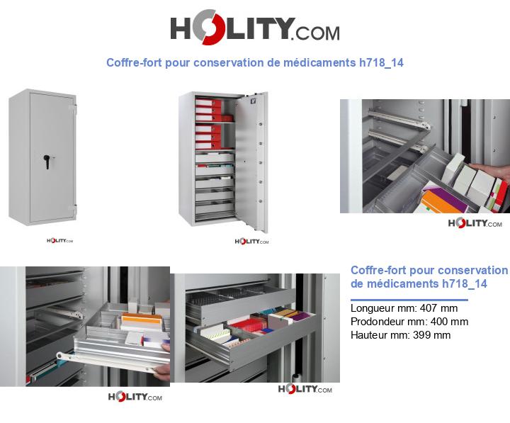 Coffre-fort pour conservation de médicaments h718_14