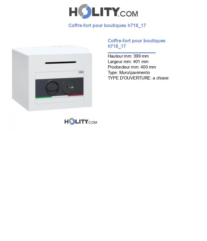 Coffre-fort pour boutiques h718_17