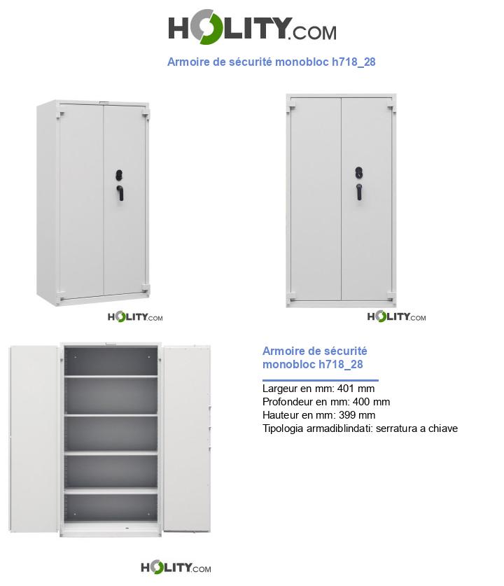 Armoire de sécurité monobloc h718_28