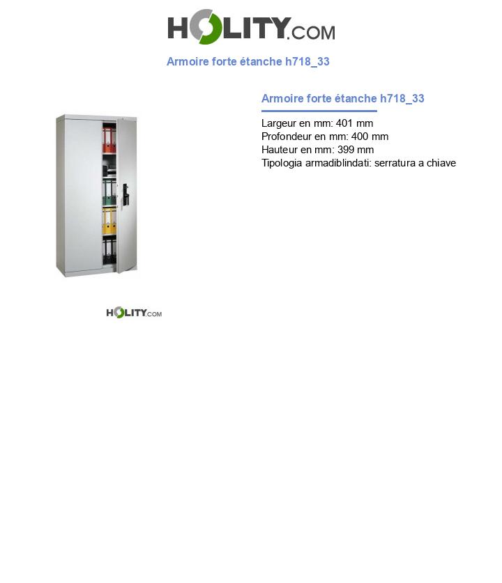 Armoire forte étanche h718_33