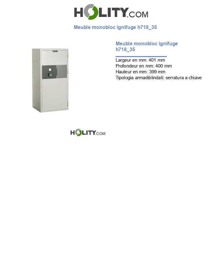 Meuble monobloc ignifuge h718_35