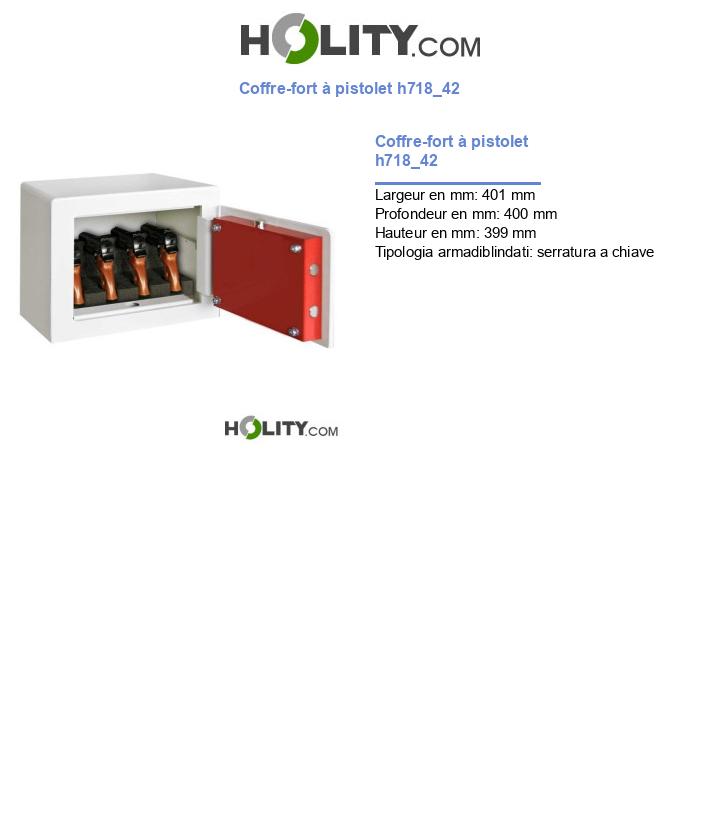 Coffre-fort à pistolet h718_42