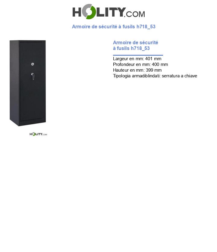 Armoire de sécurité à fusils h718_53