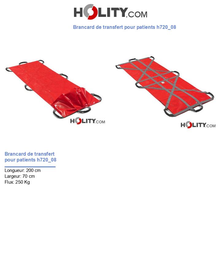 Brancard de transfert pour patients h720_08