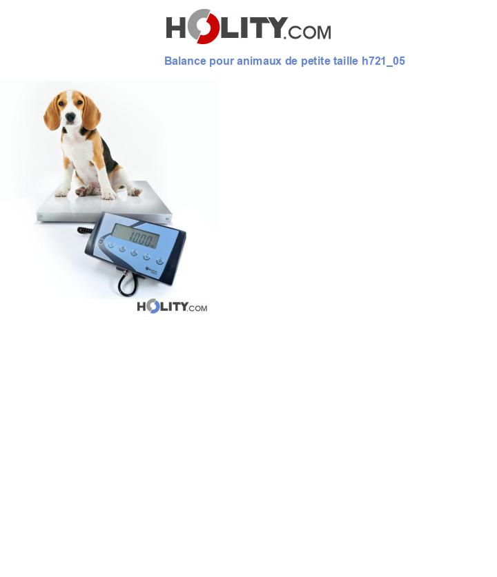 Balance pour animaux de petite taille h721_05