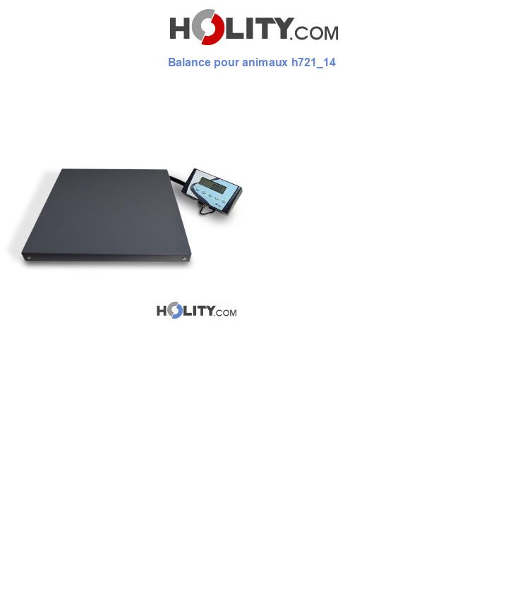 Balance pour animaux h721_14