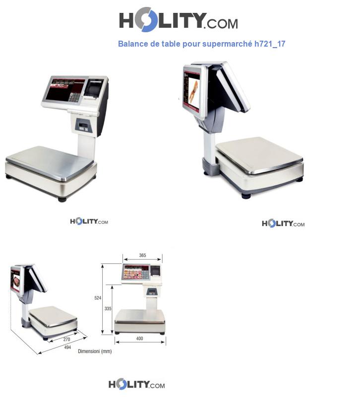 Balance de table pour supermarché h721_17