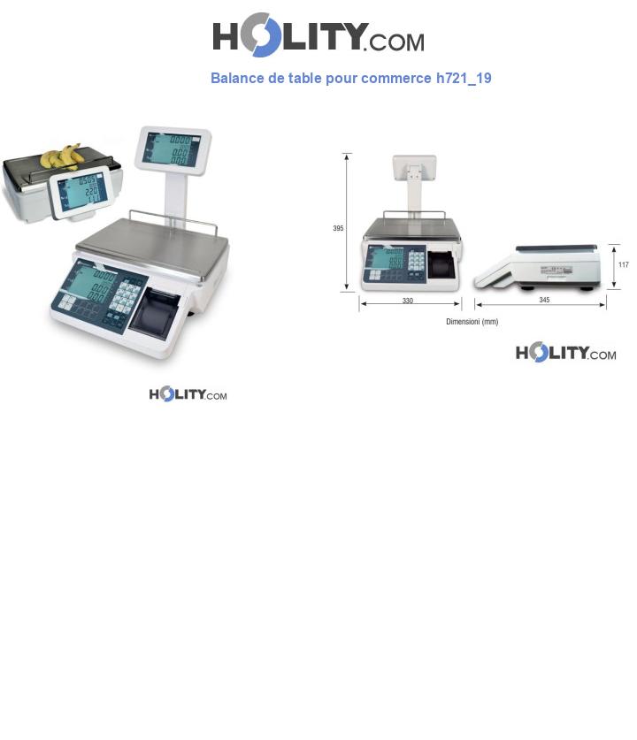 Balance de table pour commerce h721_19