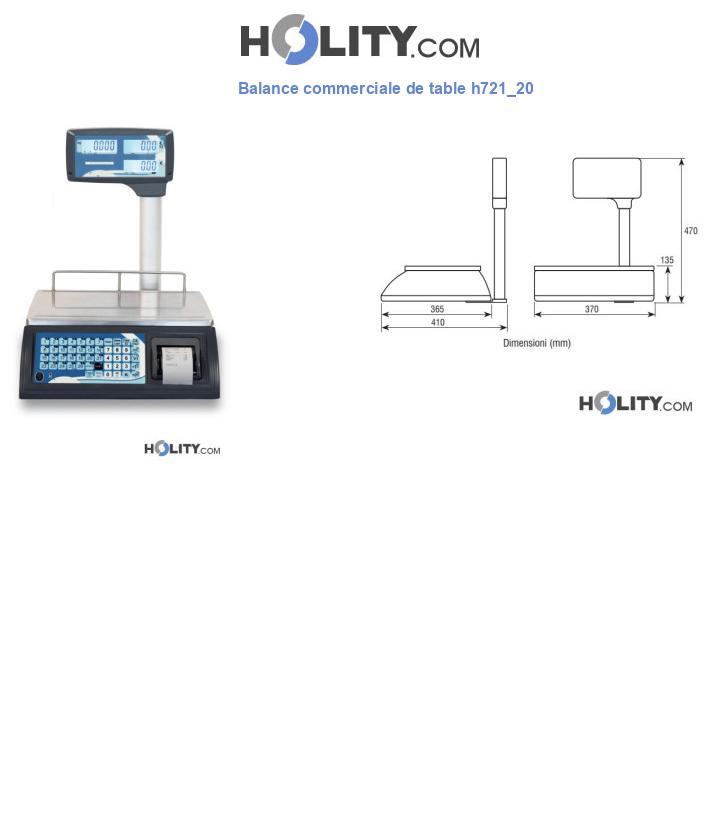 Balance commerciale de table h721_20