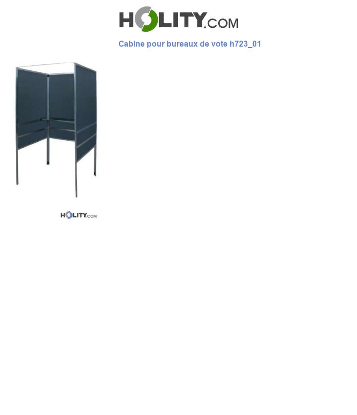Cabine pour bureaux de vote h723_01